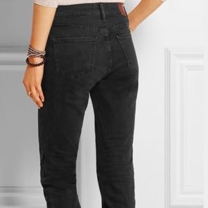 Madewell skinny high riser black denim jeans